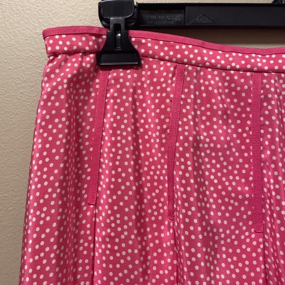 Pendleton Vintage Pink & White Polka Dot Skirt & Short Sleeve Blouse Set - Picture 6 of 15